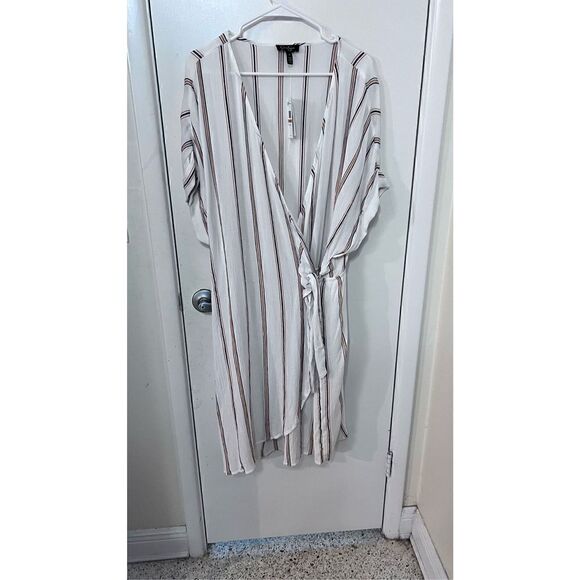 JESSICA SIMPSON WRAP DRESS GAUZE MATERIAL WOMENS SZ 3XL NEW P1-203 - Picture 1 of 12